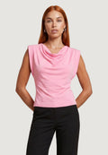 T-shirt I am Top Cotone Scollo Morbido
