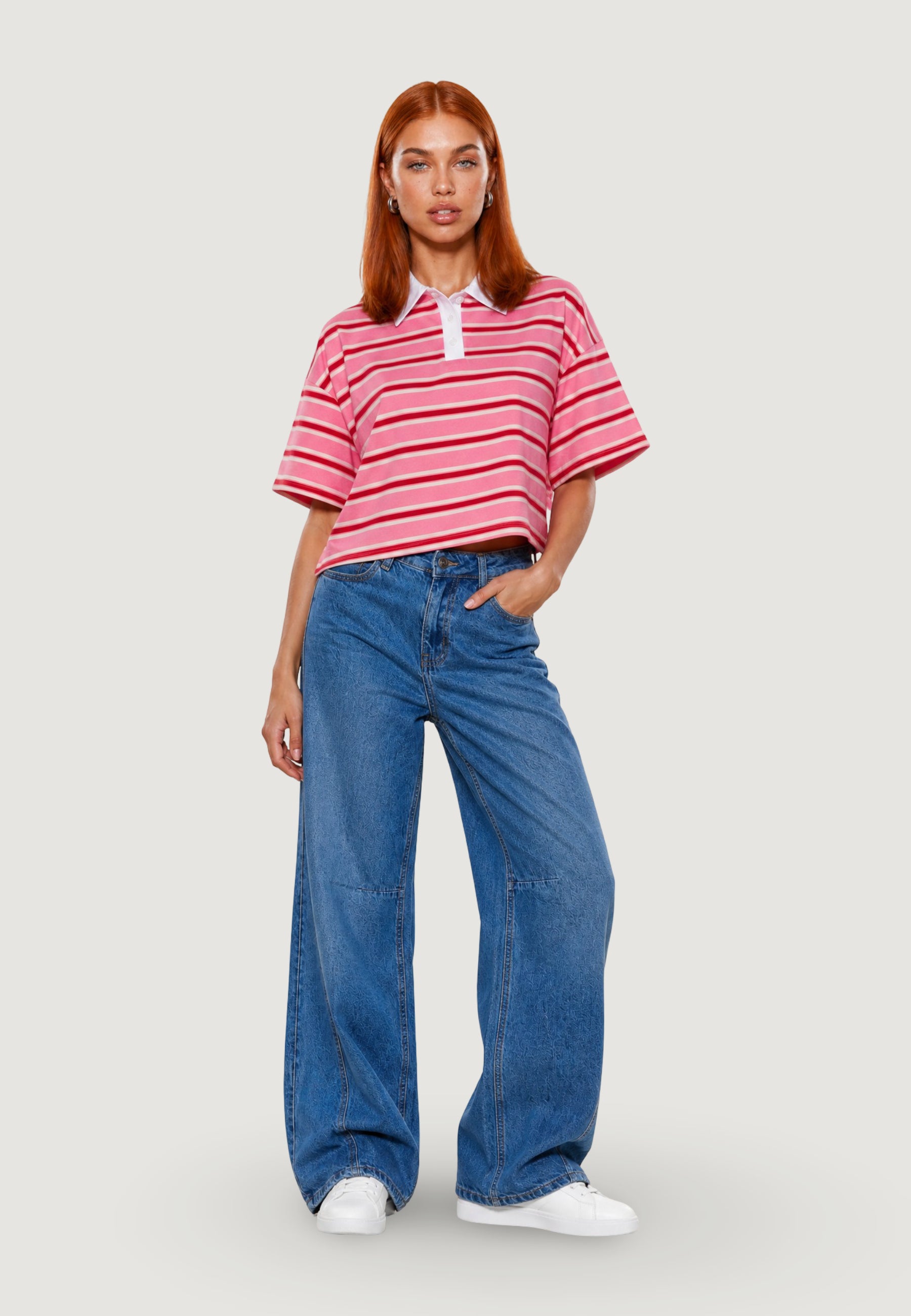 T-shirts I am Polo Cotone Righe