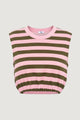 T-shirt I am Top Viscosa Righe