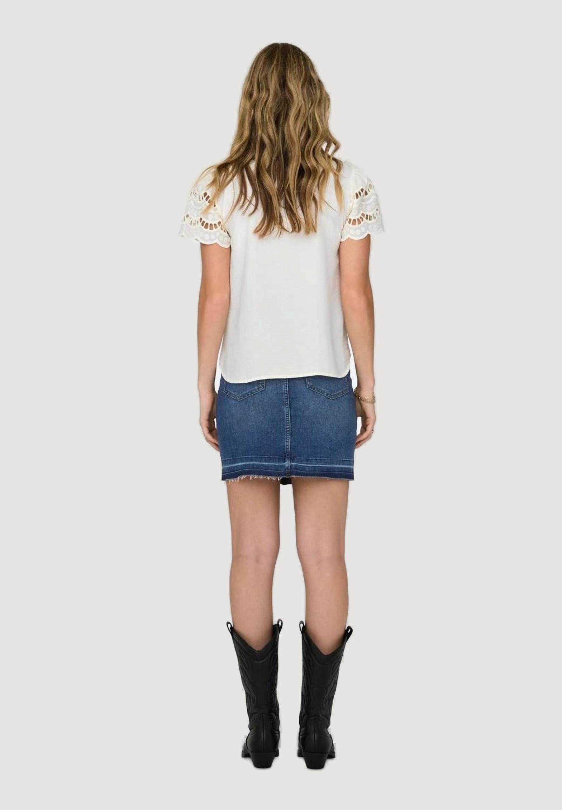 T-shirts Jacqueline de Yong Jdyhannah S/S Lace Wvn