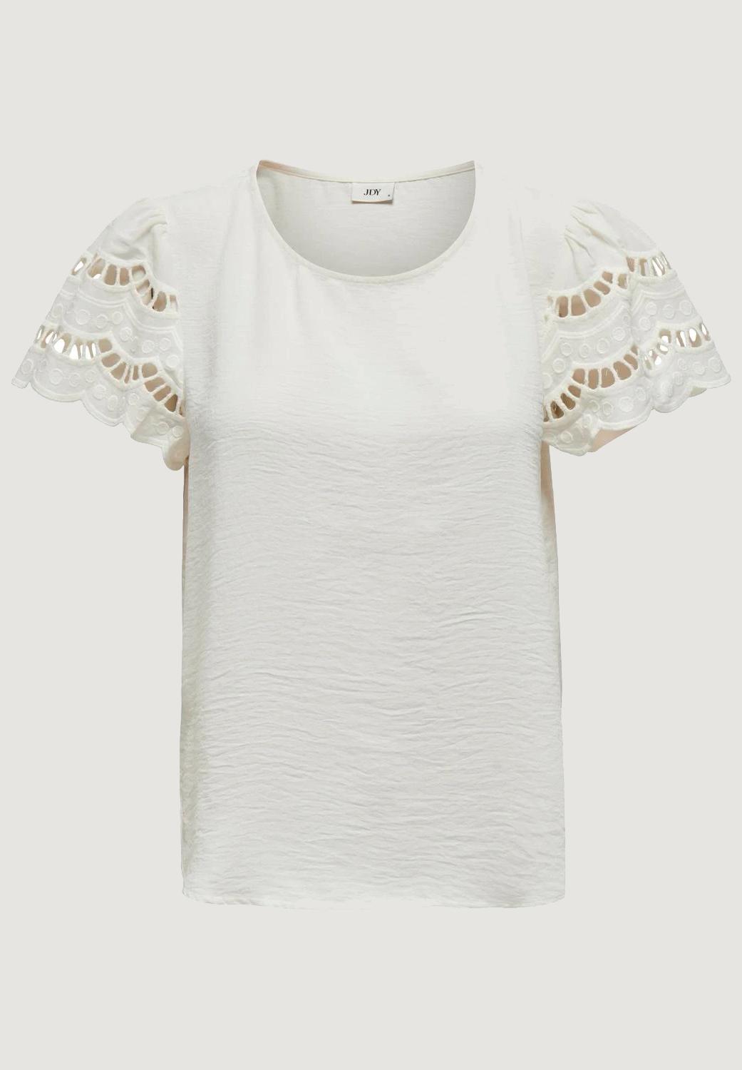 T-shirts Jacqueline de Yong Jdyhannah S/S Lace Wvn