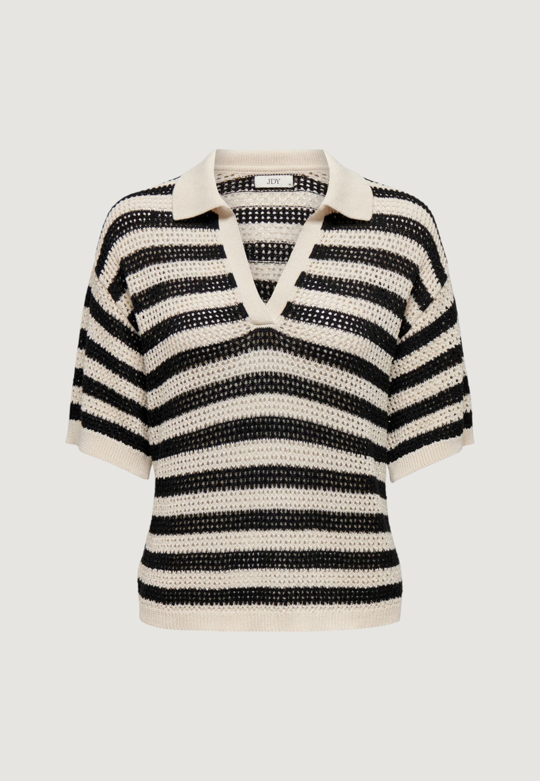 T-shirt Jacqueline de Yong JDYTIKKA S/S POLO PULLOVER KNT NOOS