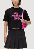 T-shirt Karl Lagerfeld Jeans KLJ Reg Cropped Graffiti Tee