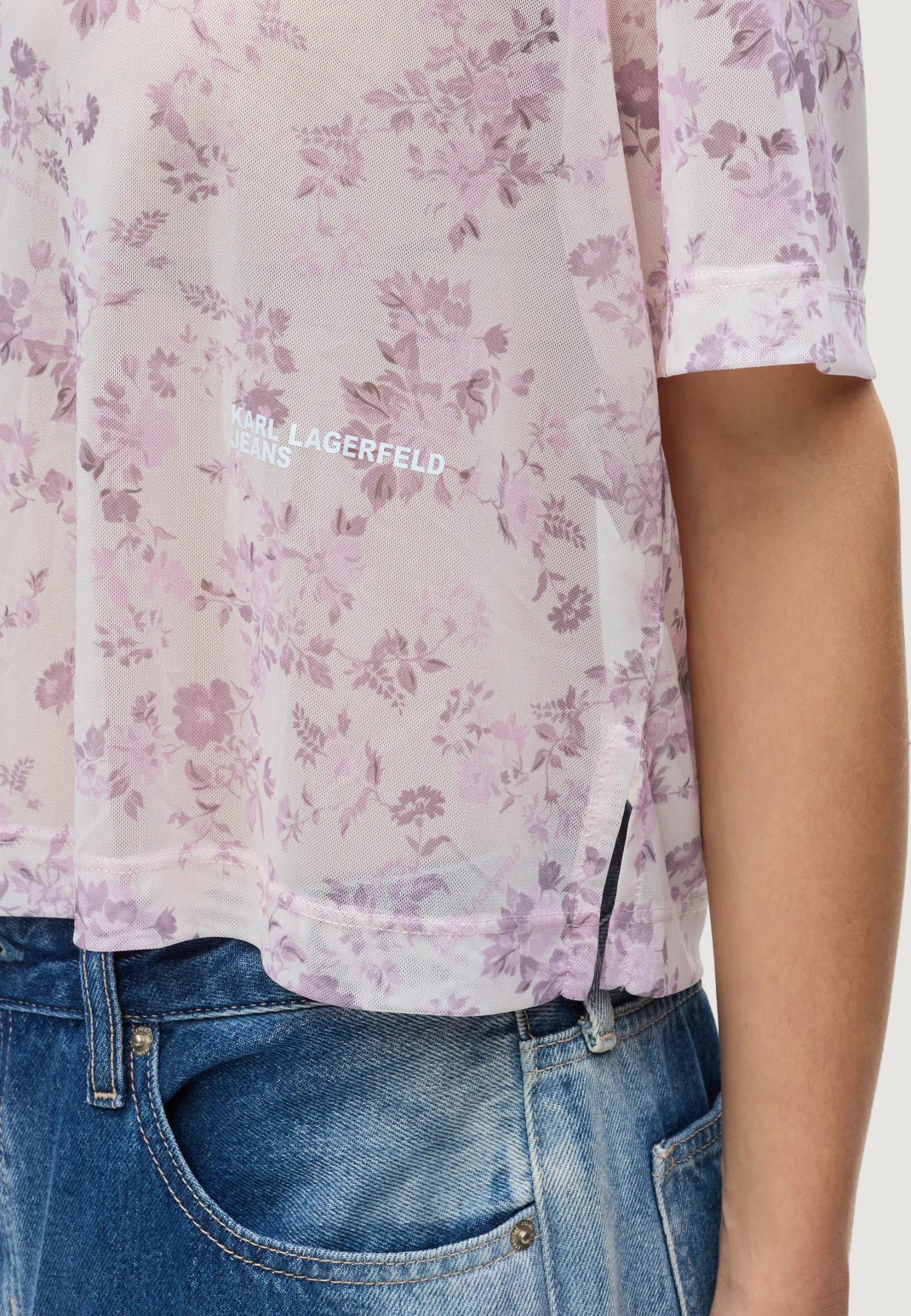 T-shirt Karl Lagerfeld Jeans KLJ Mesh Aop Tee