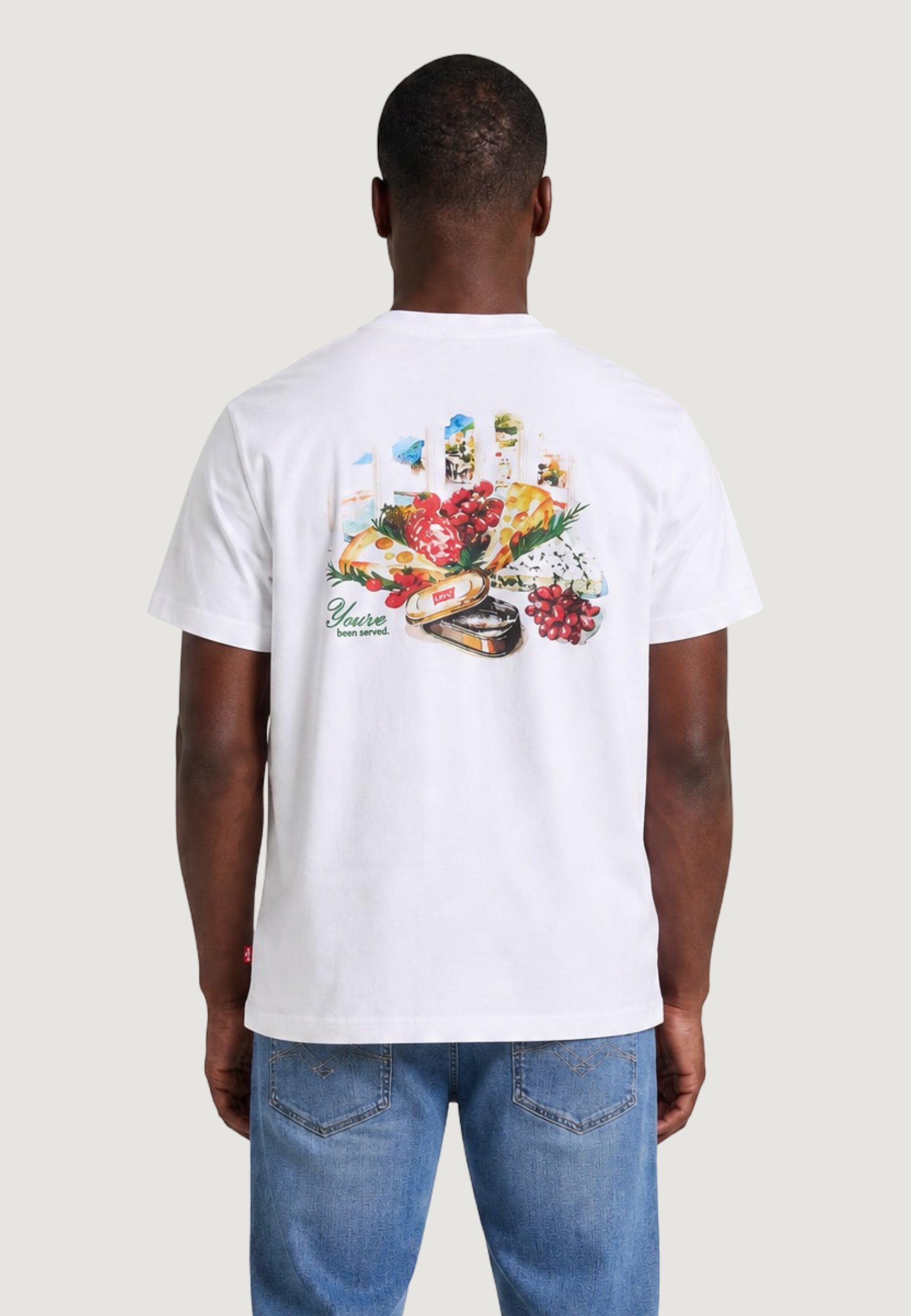 T-shirt Levi's® SS RELAXED FIT TEE COASTAL CREATIVE DELI