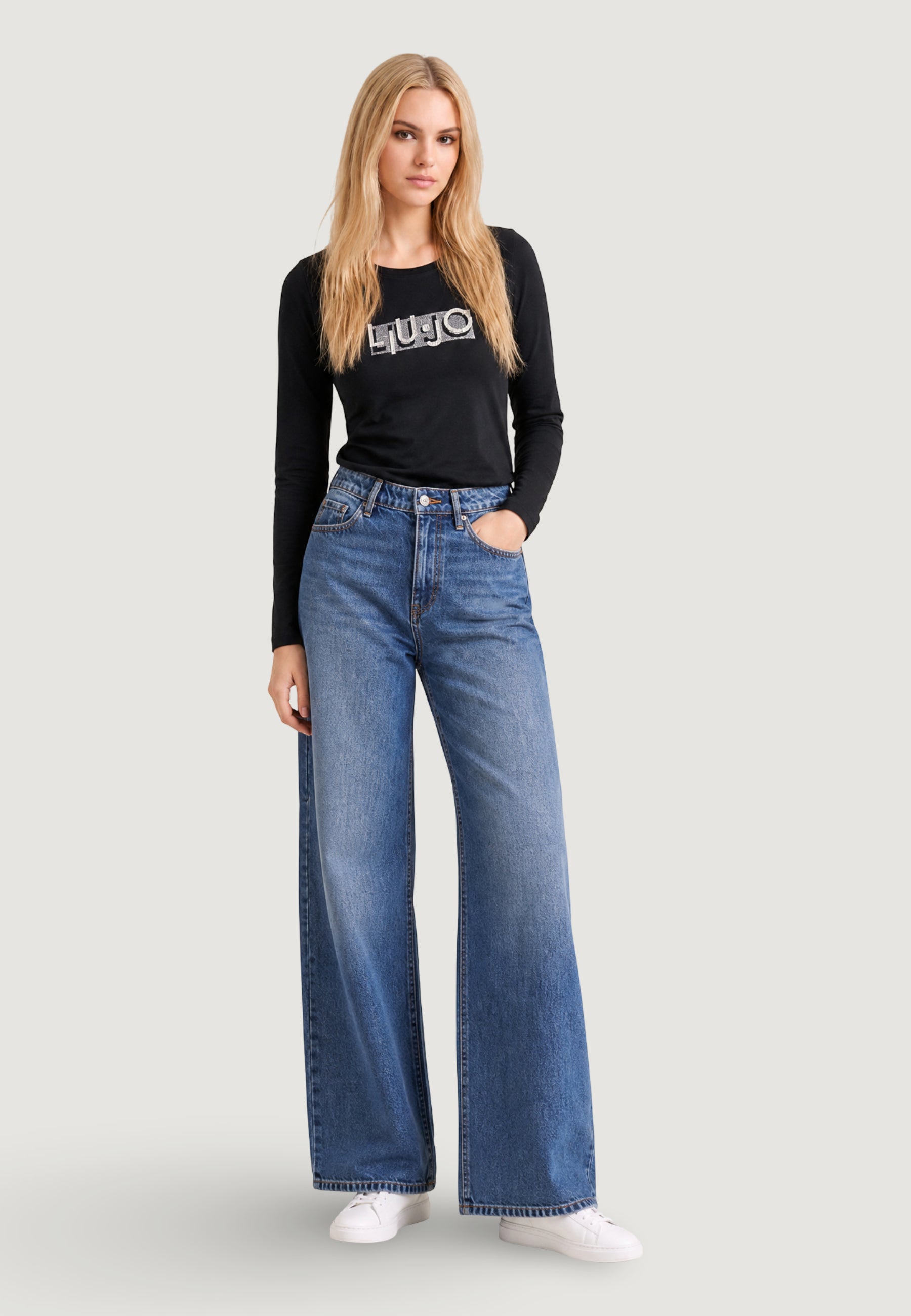 T-shirt manica lunga Liu-Jo BASIC T-SHIRT