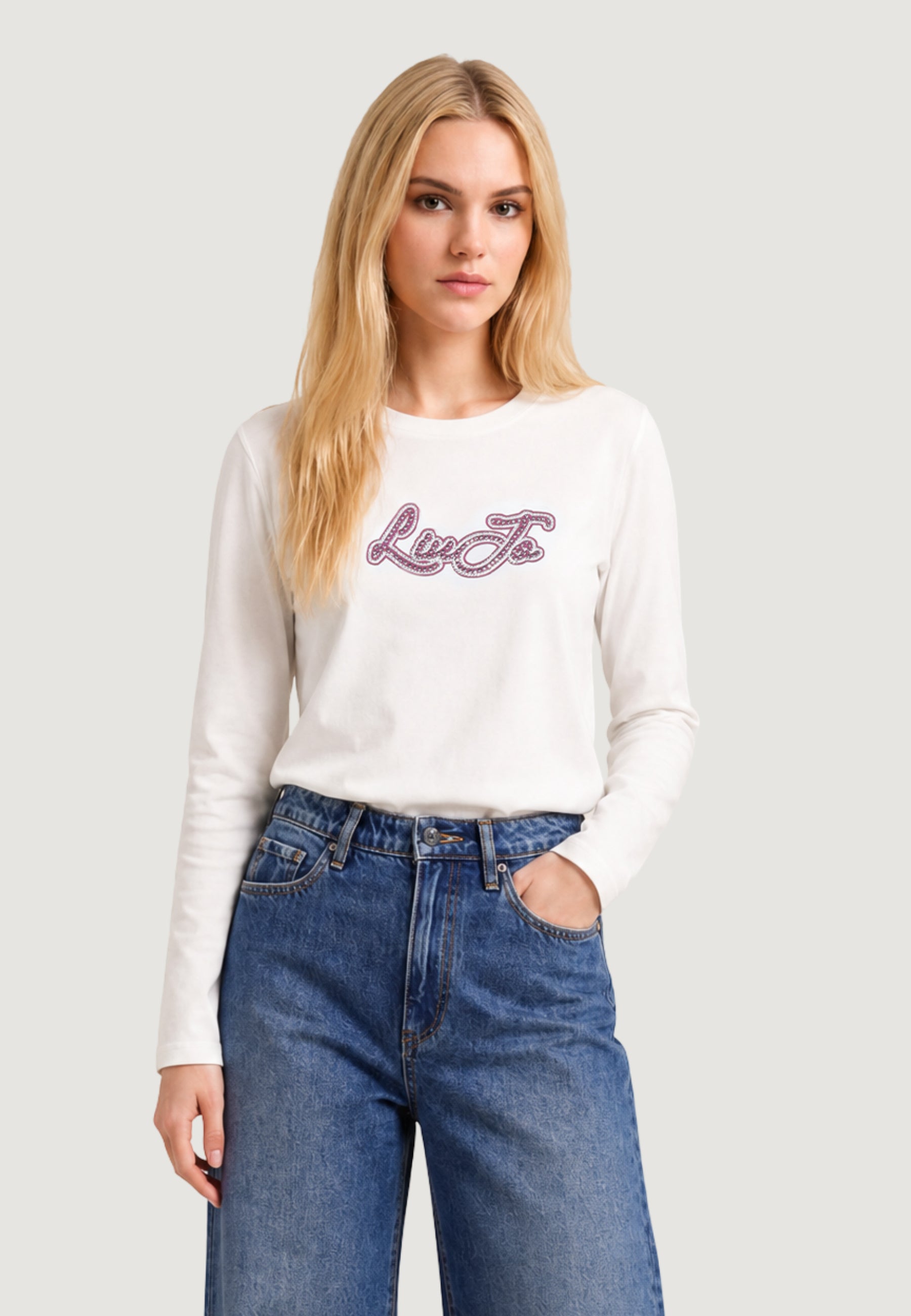 T-shirt manica lunga Liu-Jo BASIC T-SHIRT