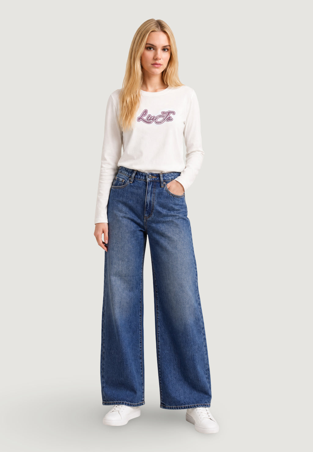 T-shirt manica lunga Liu-Jo BASIC T-SHIRT