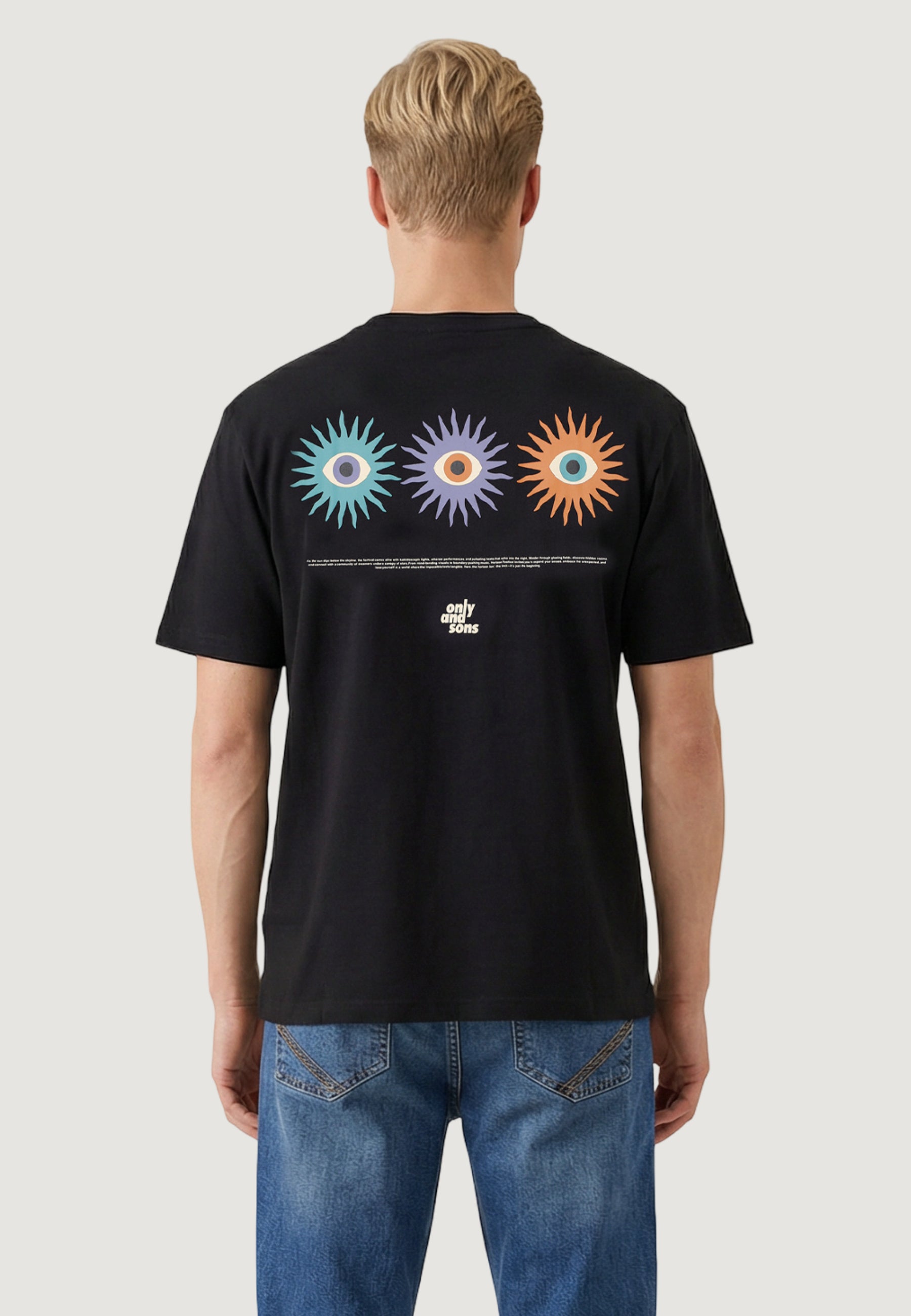 T-shirt Only & Sons Onsfred Life Eye Rlx Ss Tee