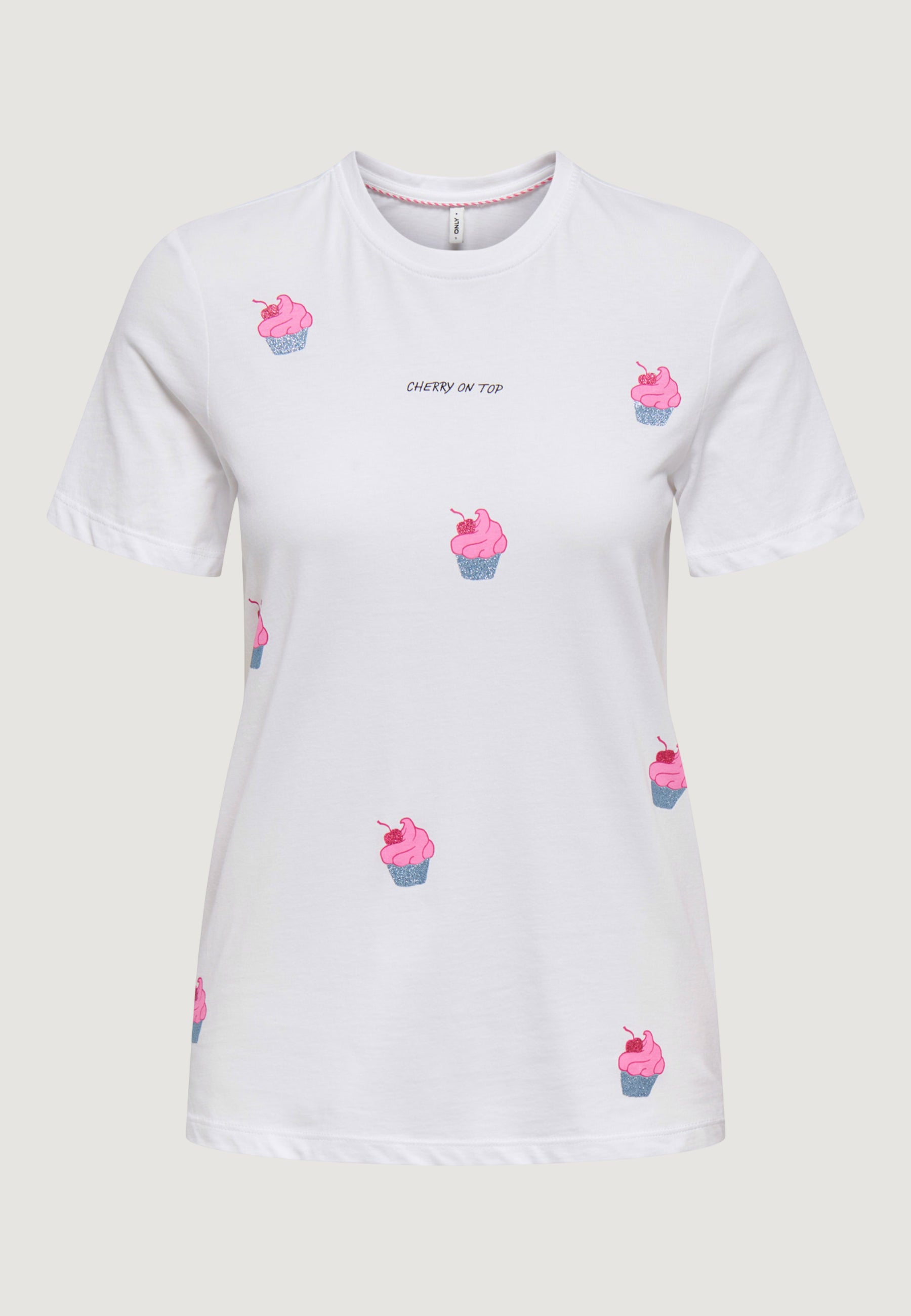 T-shirt Only Onlkita Life S/S Glam Top Box Jrs