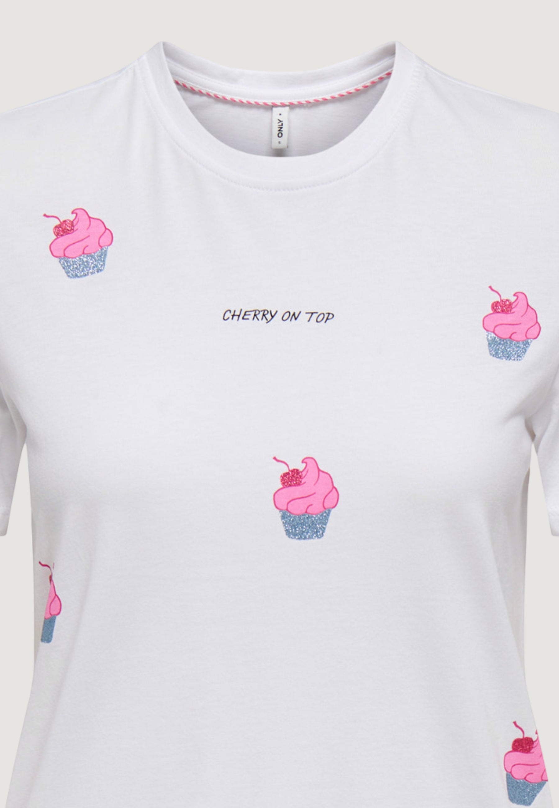 T-shirt Only Onlkita Life S/S Glam Top Box Jrs