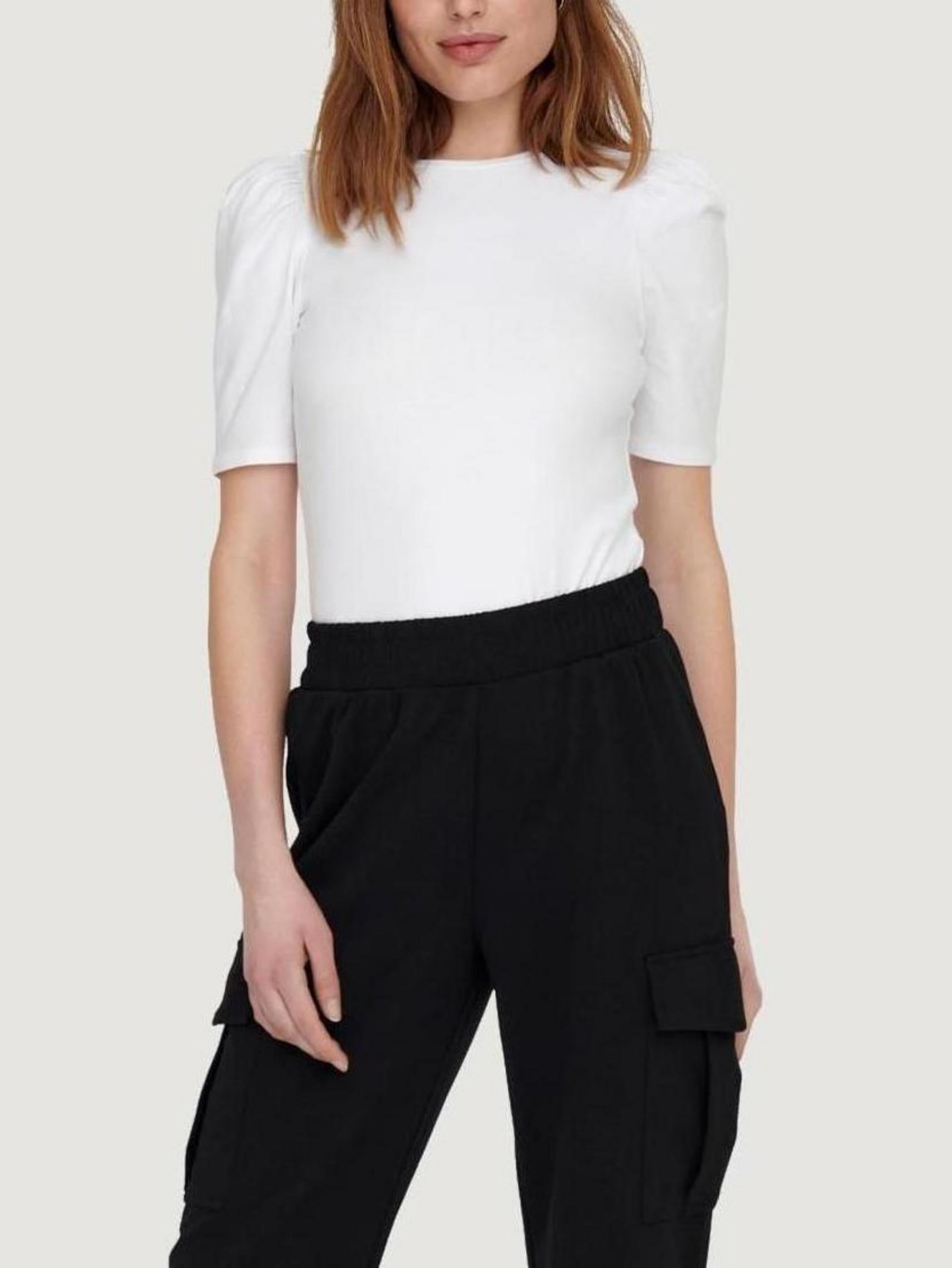 T-shirt Only ONLLIVE LOVE 2/4 PUFFTOP JRS NOOS