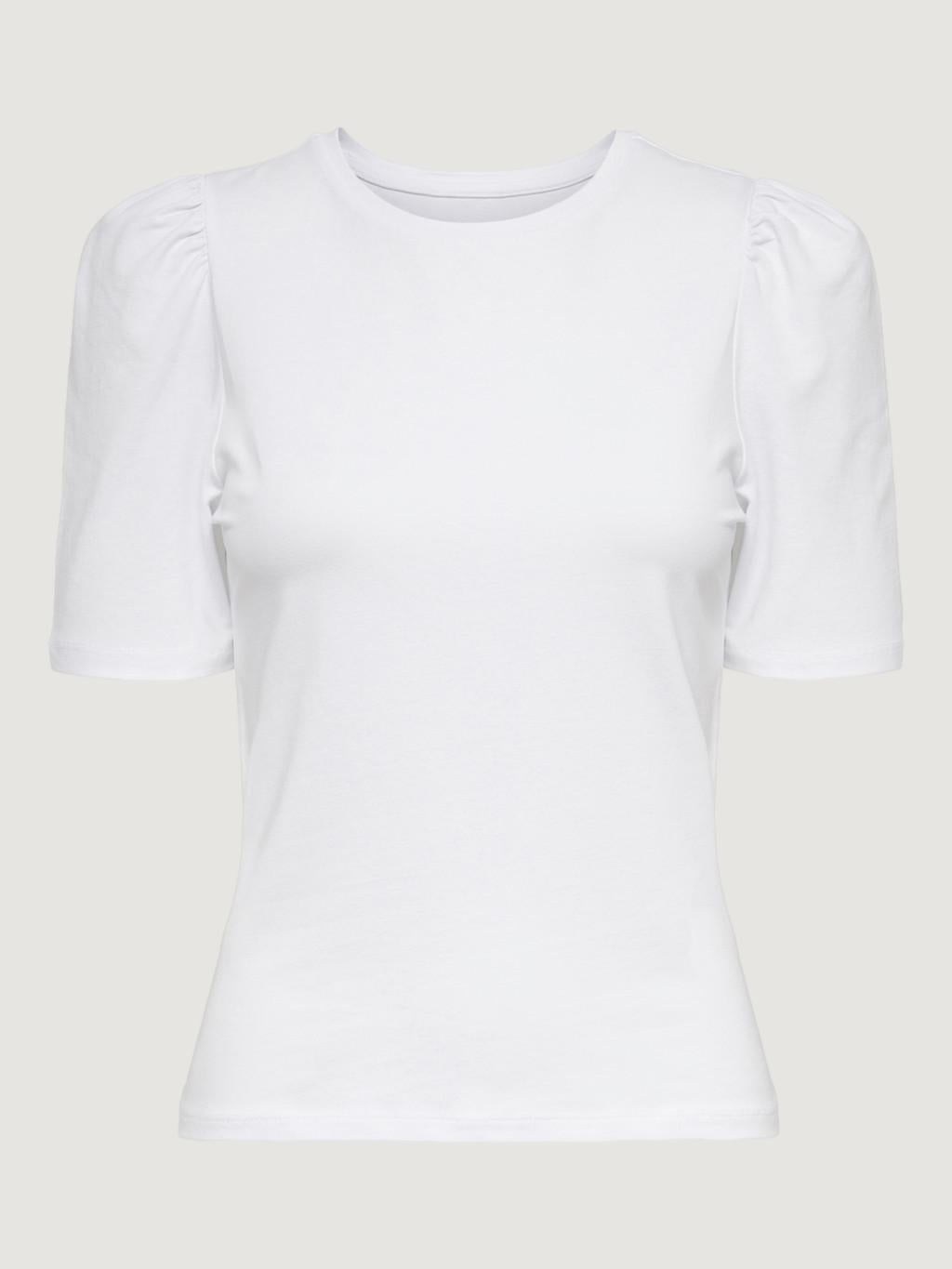 T-shirt Only ONLLIVE LOVE 2/4 PUFFTOP JRS NOOS