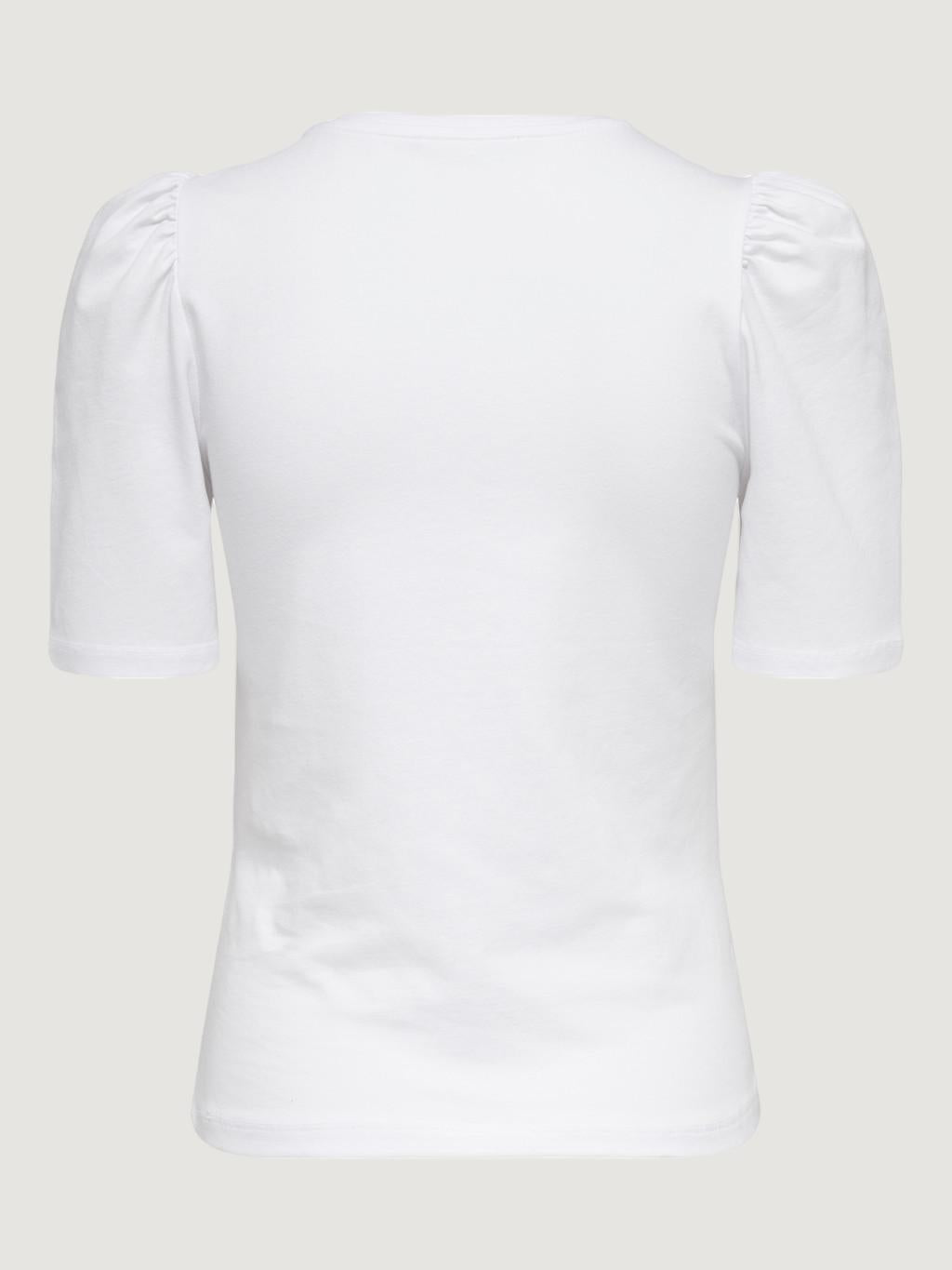 T-shirt Only ONLLIVE LOVE 2/4 PUFFTOP JRS NOOS