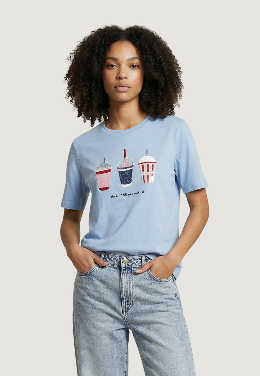 T-shirt Only Onlburst Life S/S Popcorn Top Box Jrs