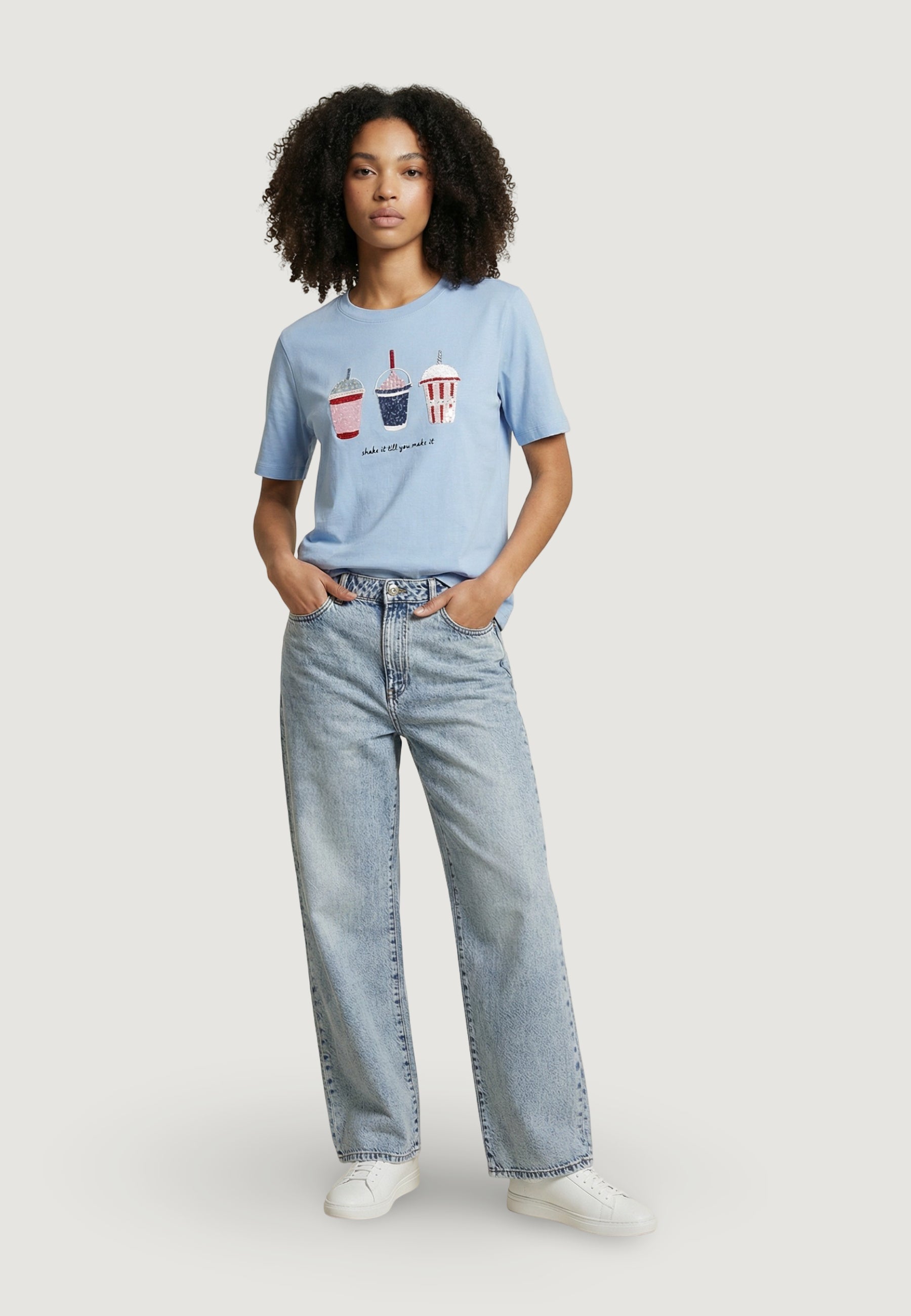 T-shirt Only Onlburst Life S/S Popcorn Top Box Jrs