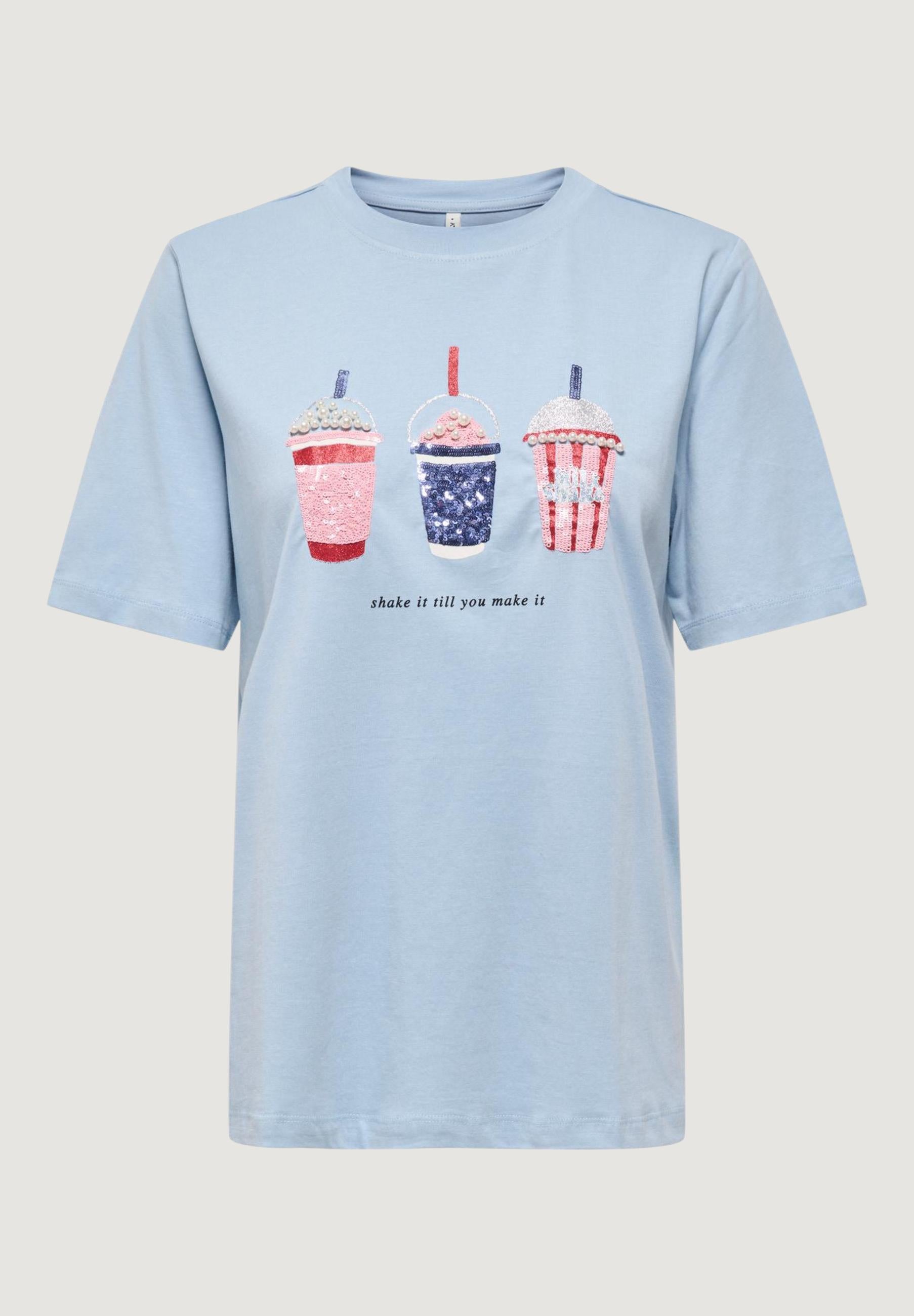 T-shirt Only Onlburst Life S/S Popcorn Top Box Jrs