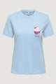 T-shirt Only Onlkita Life S/S Glam Top Box Jrs