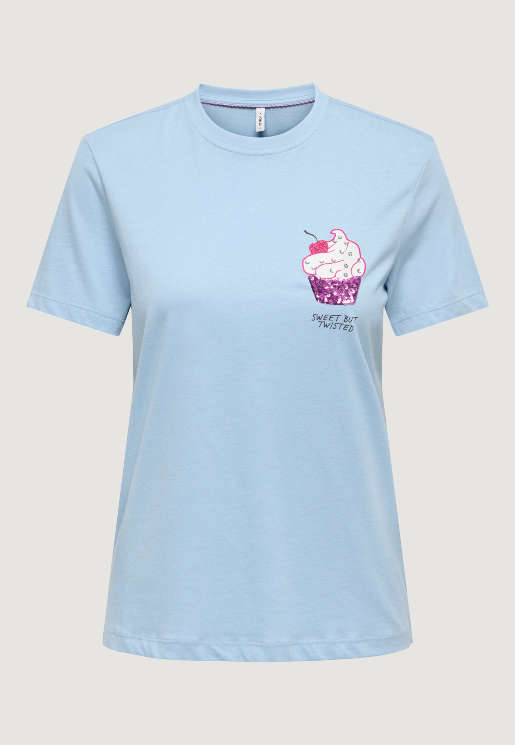 T-shirt Only Onlkita Life S/S Glam Top Box Jrs