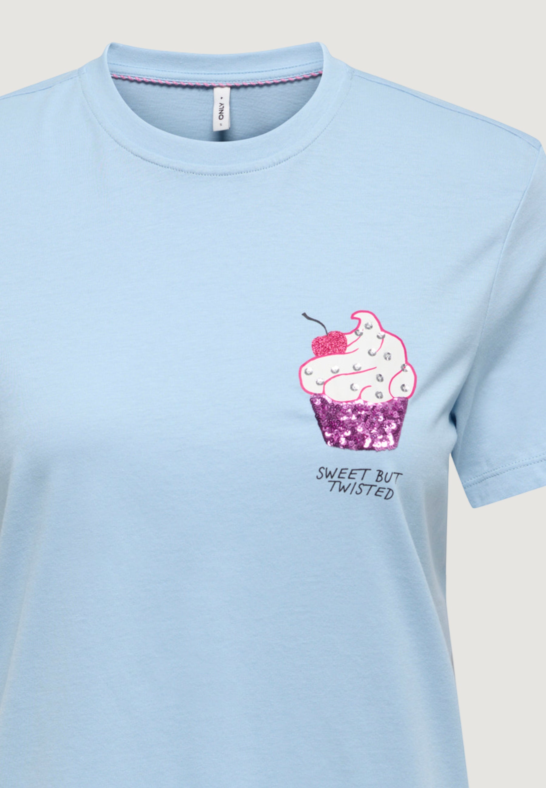 T-shirt Only Onlkita Life S/S Glam Top Box Jrs