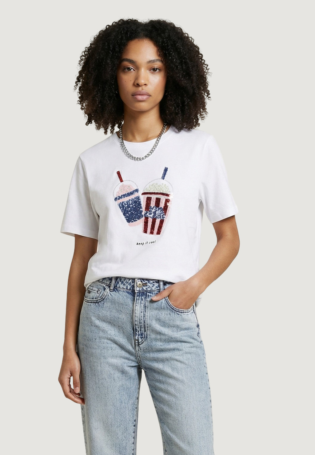 T-shirts Only Onlburst Life S/S Popcorn Top Box Jrs