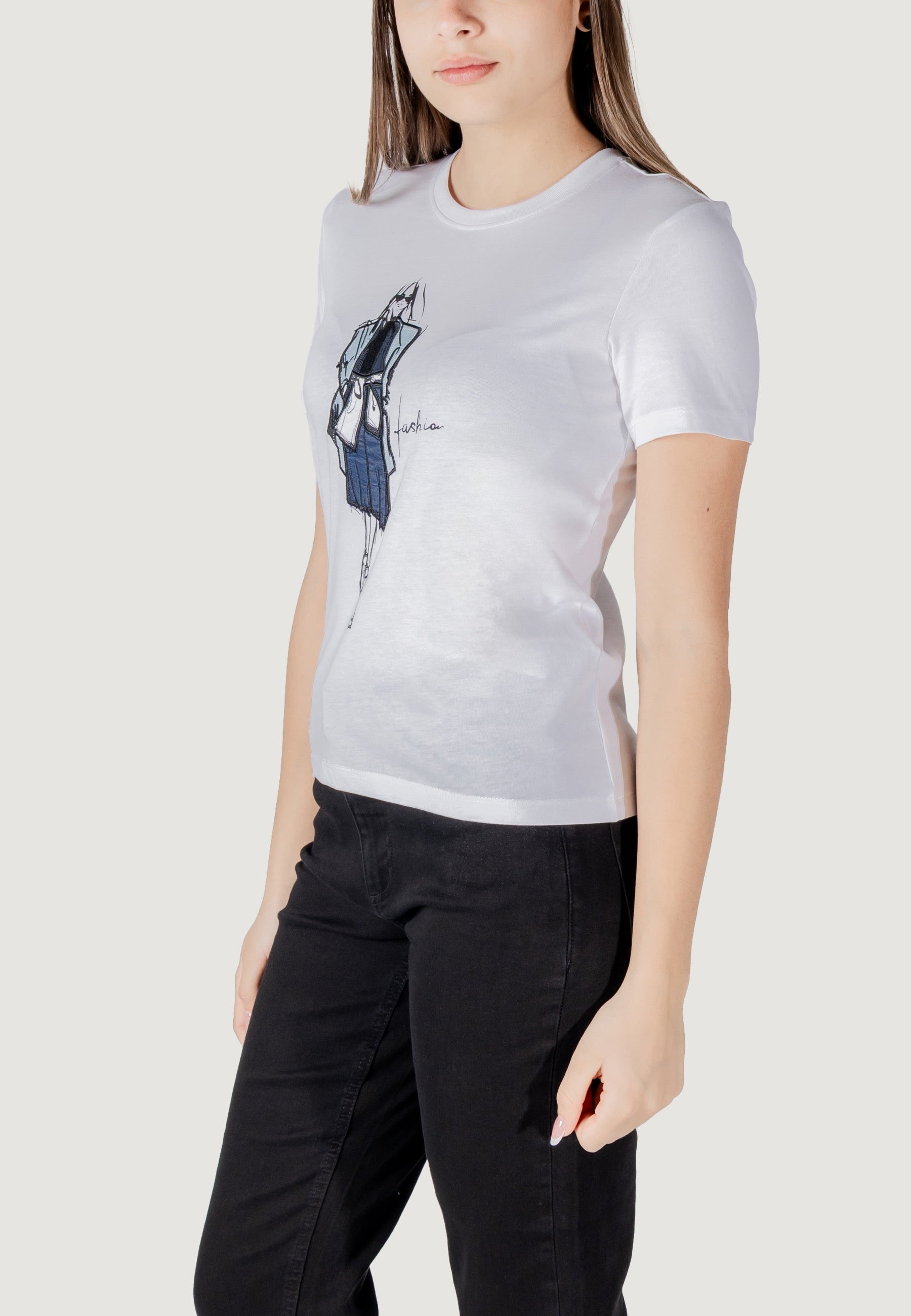 T-shirt Only Onlemma Life Reg S/S Lady Top Box Jrs