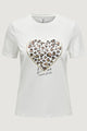 T-shirts Only Onltanya Life Reg S/S Leo Print Top Jrs
