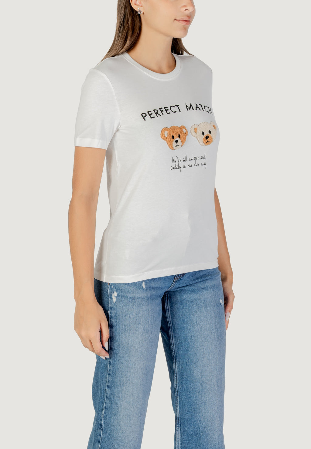 T-shirt Only ONLTERESA LIFE REG S/S TEDDY TOP CS JRS