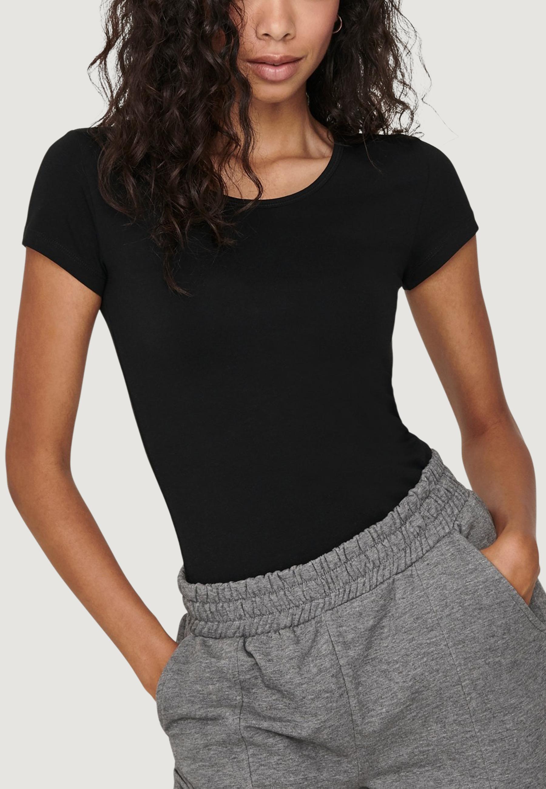 T-shirts Only LIVE LOVE S/S O-NECK TOP NOOS JRS