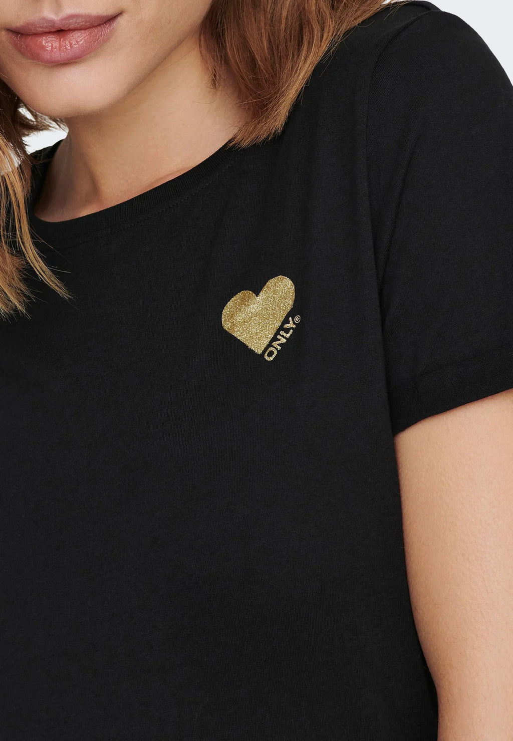 T-shirts Only ONLKITA LIFE S/S LOGO TOP NOOS