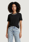 T-shirts Only ONLPARKER S/S O-NECK BLING TOP BOX JRS