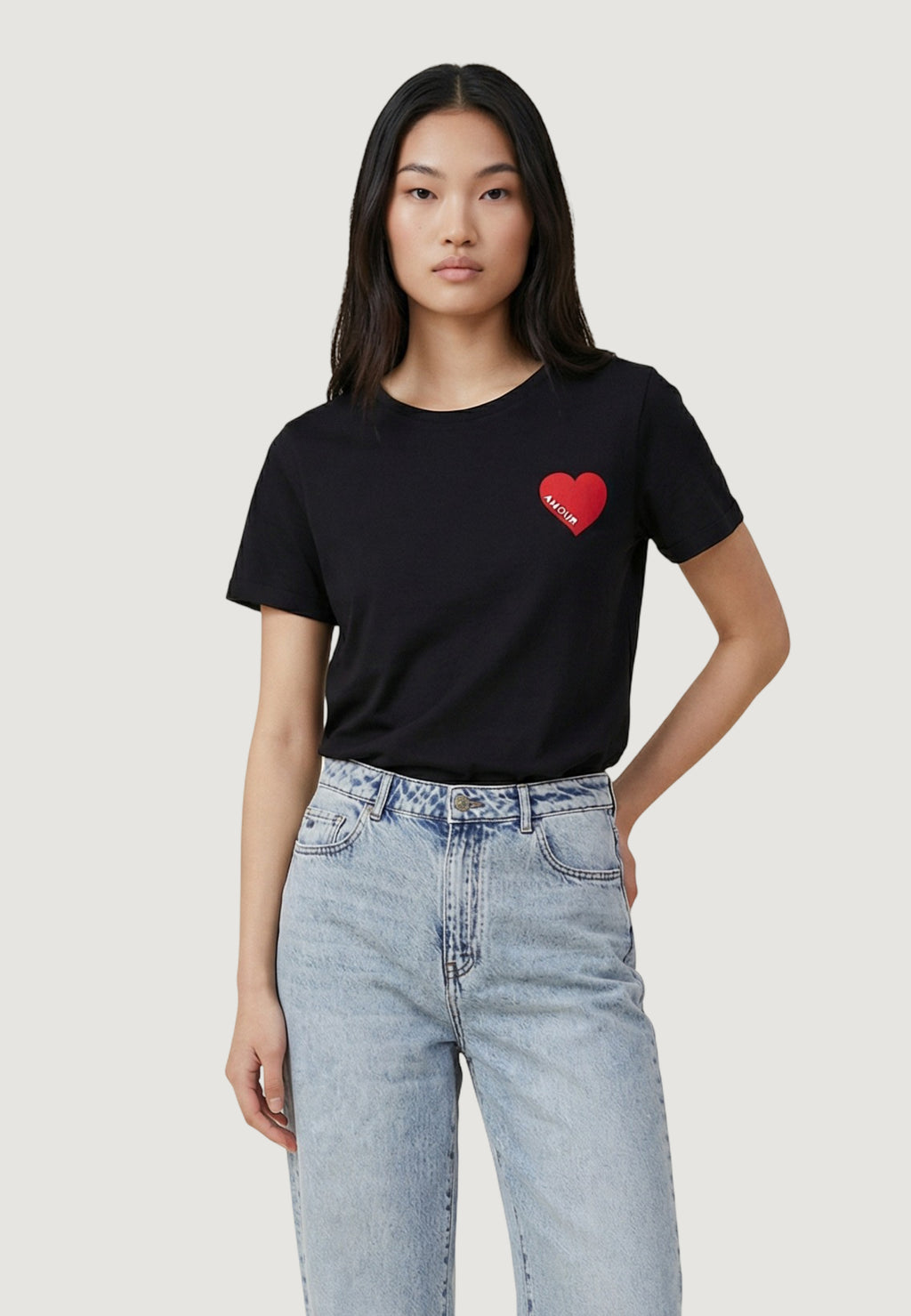 T-shirt Only Onlvica S/S Fold Up Velvet Top Box Ccjrs