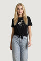 T-shirt Only Onldora S/S Knot Fold-Up Top Jrs