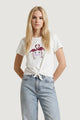 T-shirts Only Onldora S/S Knot Fold-Up Top Jrs