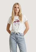 T-shirts Only Onldora S/S Knot Fold-Up Top Jrs