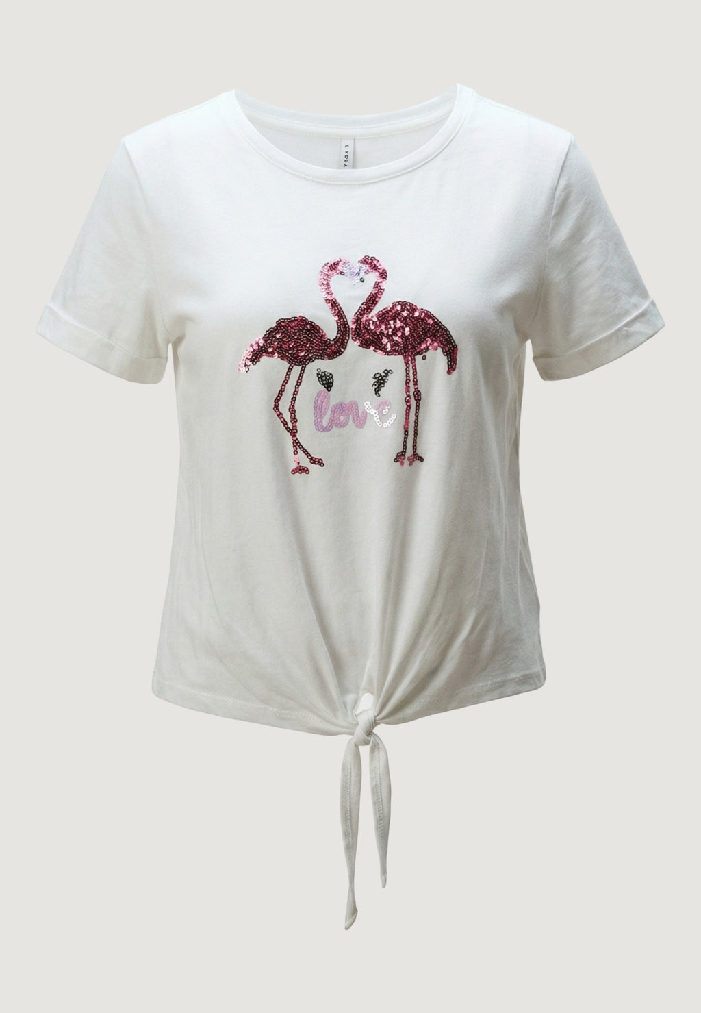 T-shirts Only Onldora S/S Knot Fold-Up Top Jrs