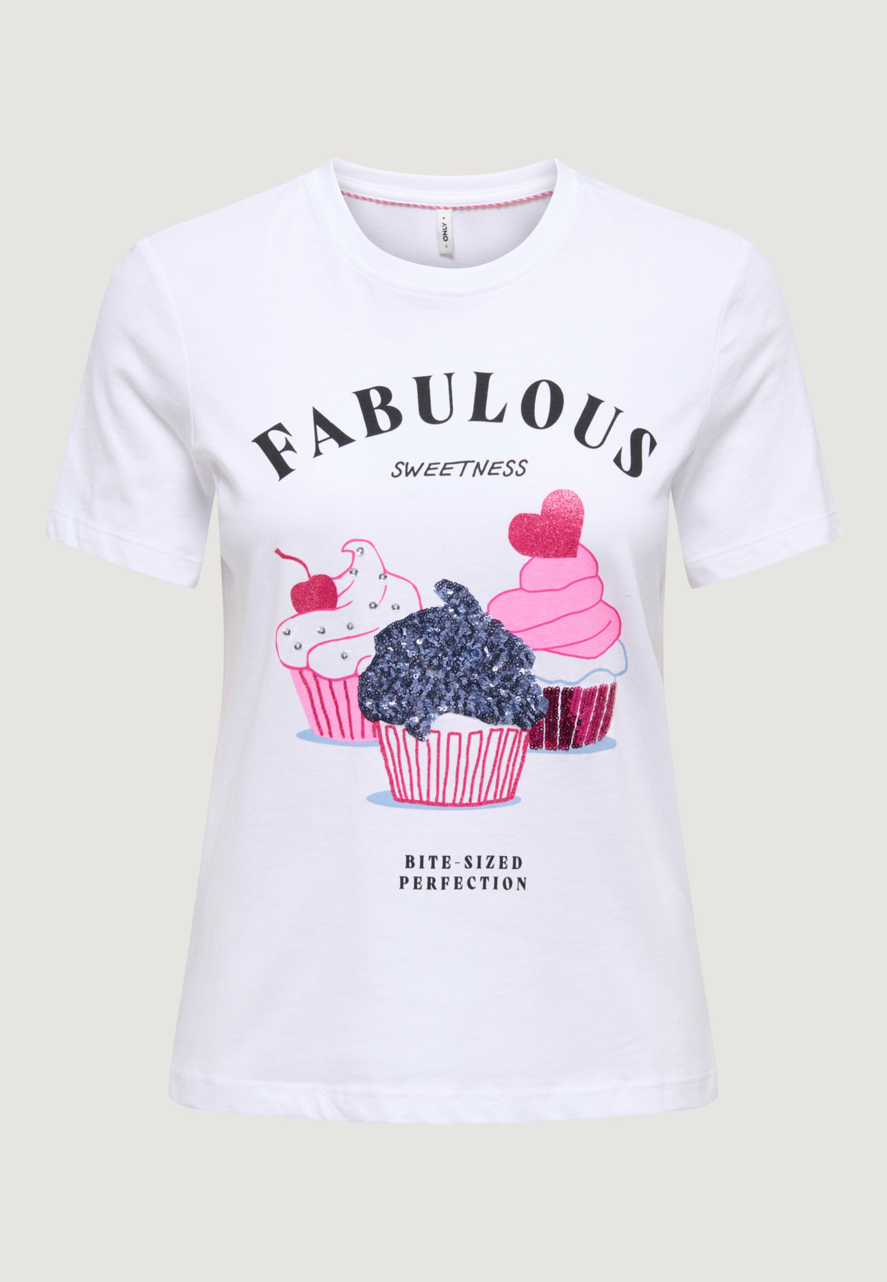 T-shirt Only Onlkita Life S/S Glam Top Box Jrs