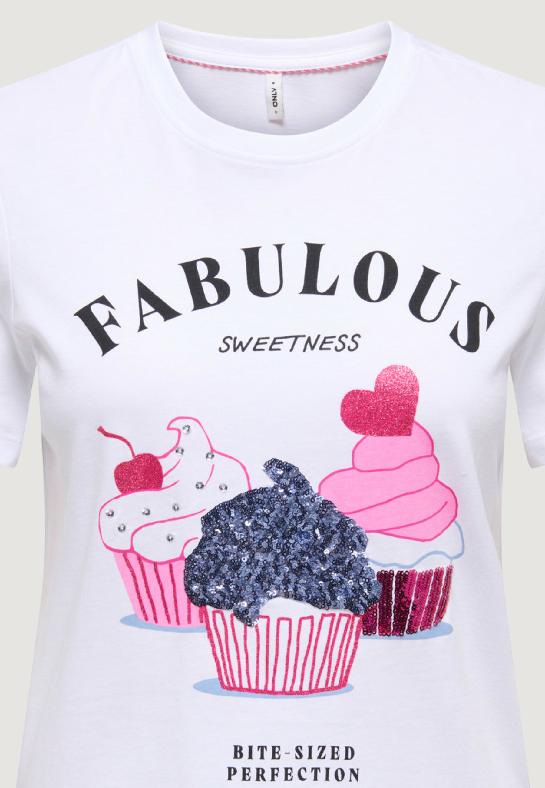 T-shirt Only Onlkita Life S/S Glam Top Box Jrs