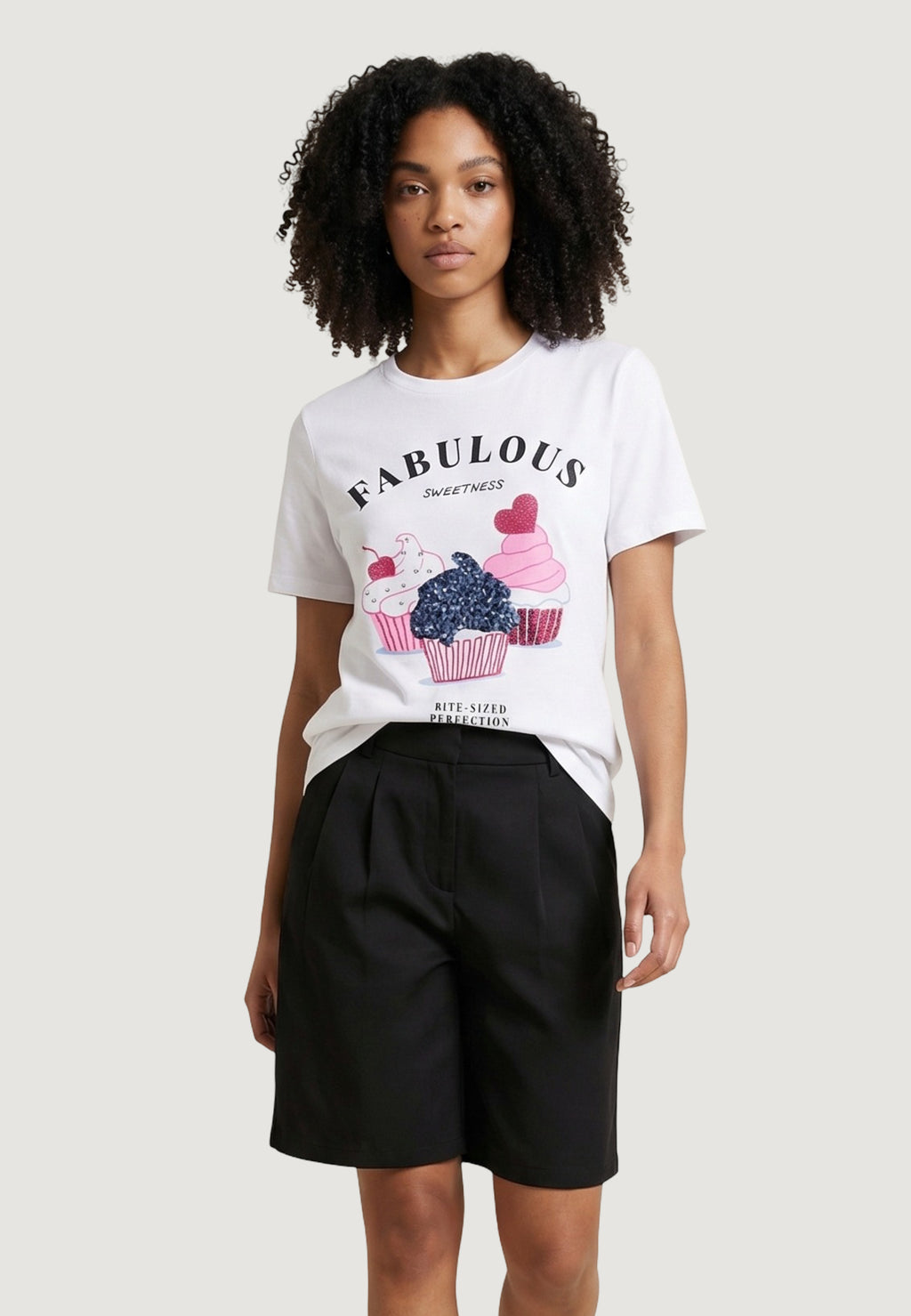 T-shirt Only Onlkita Life S/S Glam Top Box Jrs