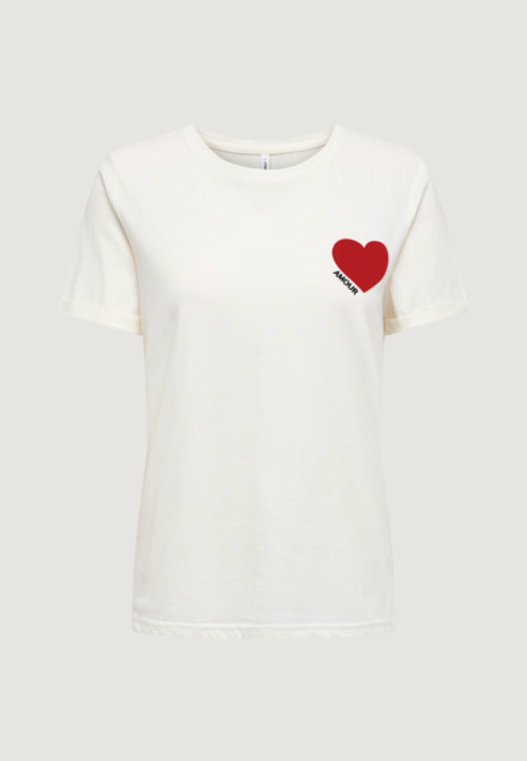 T-shirt Only Onlvica S/S Fold Up Velvet Top Box Ccjrs