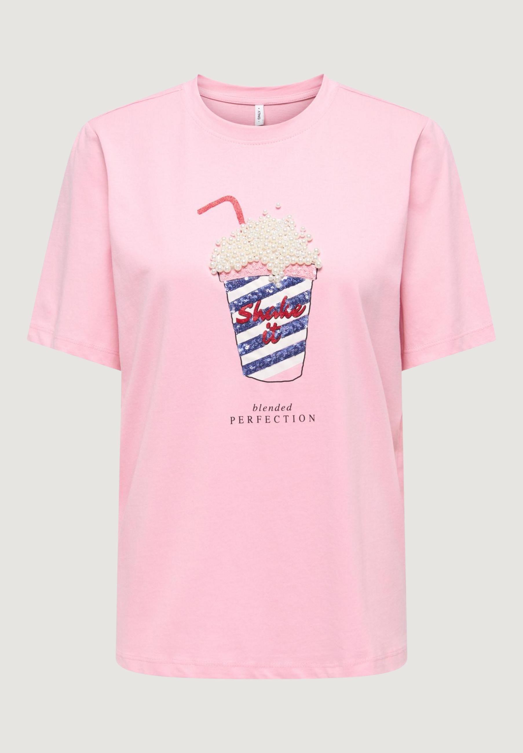 T-shirt Only Onlburst Life S/S Popcorn Top Box Jrs