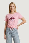 T-shirt Only Onldora S/S Knot Fold-Up Top Jrs