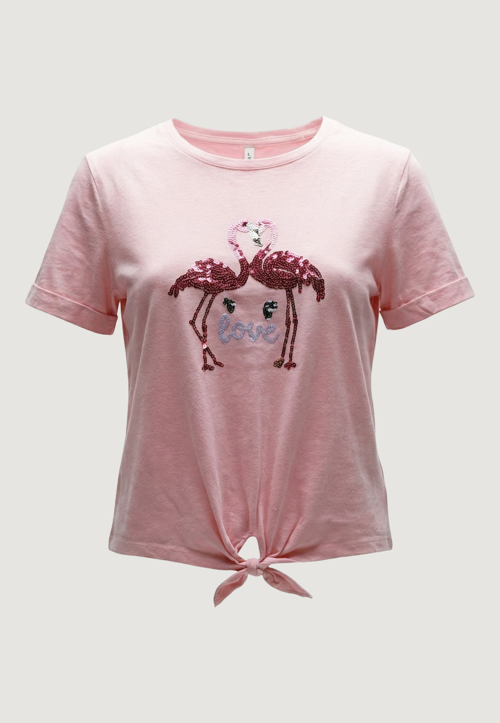 T-shirt Only Onldora S/S Knot Fold-Up Top Jrs