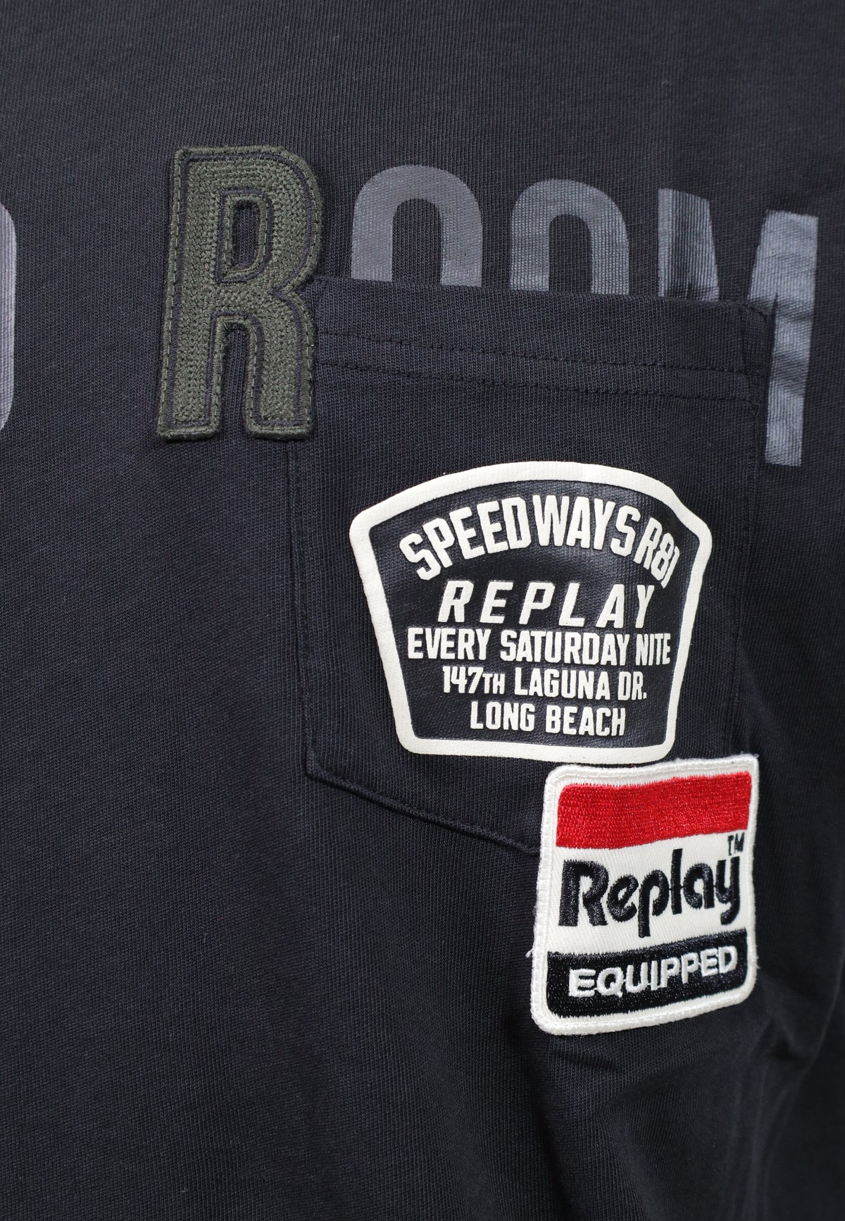 T-shirt Replay RELAXED + TASCHINO + CATENELLA