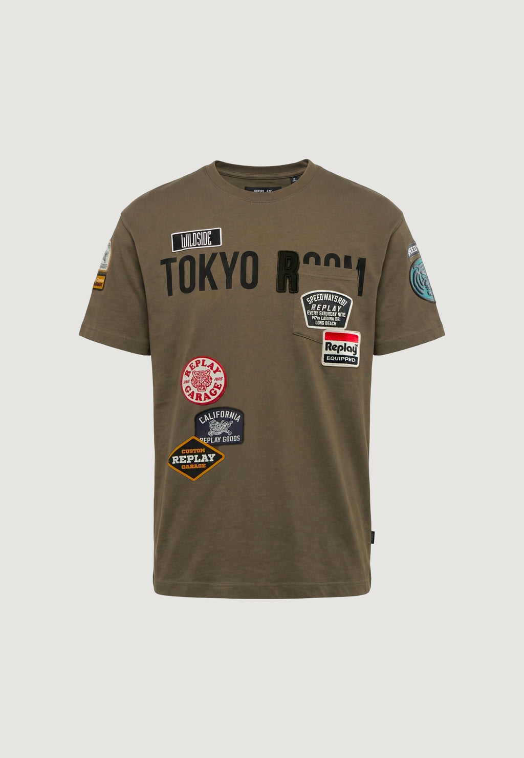T-shirt Replay RELAXED + TASCHINO + CATENELLA
