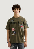 T-shirt Replay RELAXED + TASCHINO + CATENELLA