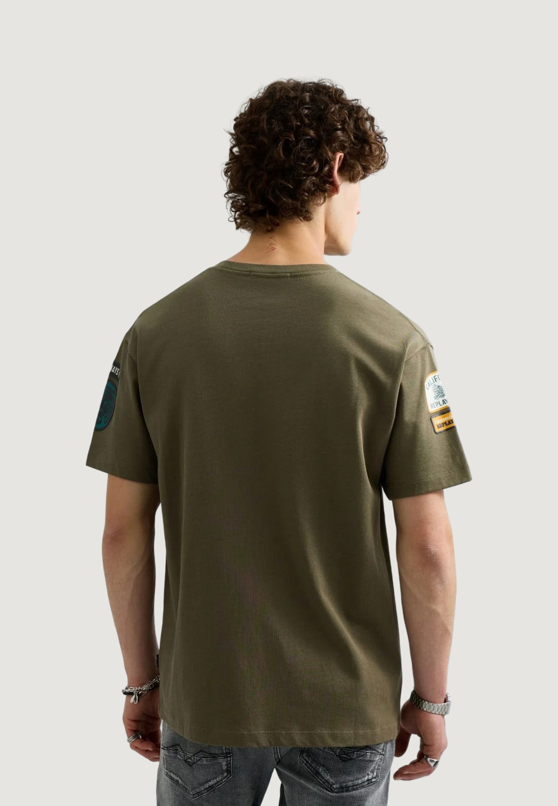 T-shirt Replay RELAXED + TASCHINO + CATENELLA