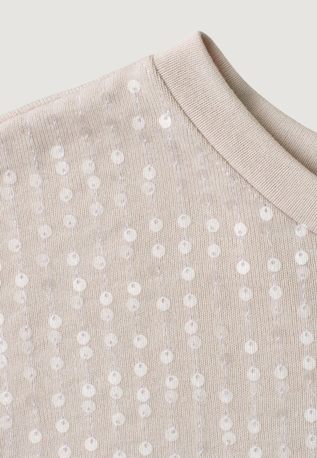 T-shirt Street One knit look shirt w.transparentsequins