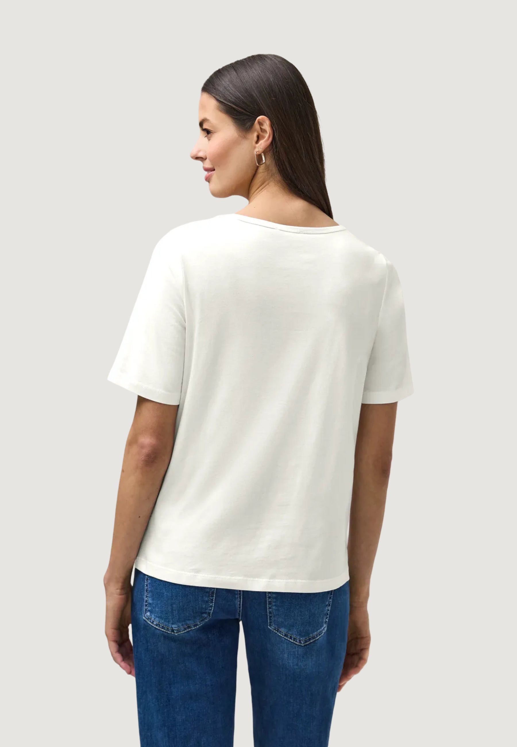 T-shirt Street One leaf artwork