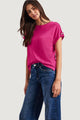 T-shirt Street One LTD QR basic shirt w.deco buttons